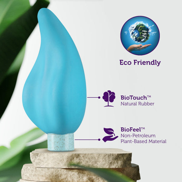 Eco Caress Bullet Vibrator and Sleeve Aqua