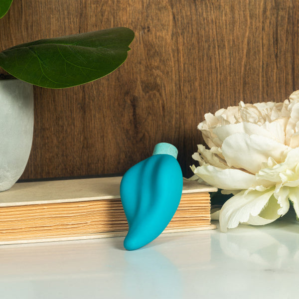 Eco Caress Bullet Vibrator and Sleeve Aqua