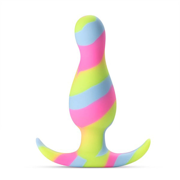 Kaleido Silicone Anal Plug Lime