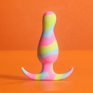Kaleido Silicone Anal Plug Lime