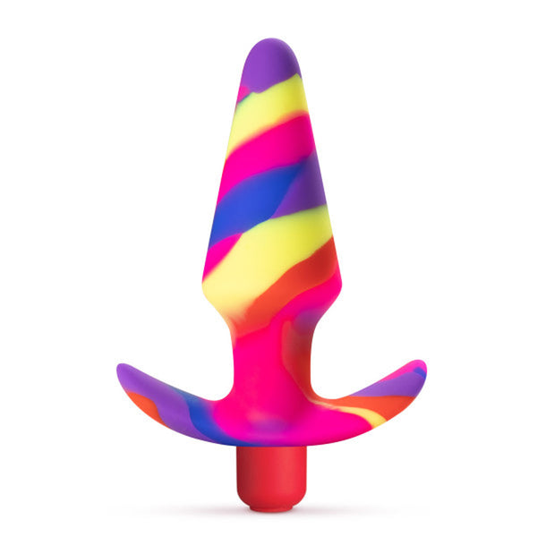 Free Spirit Silicone Vibrating Anal Plug Scarlet