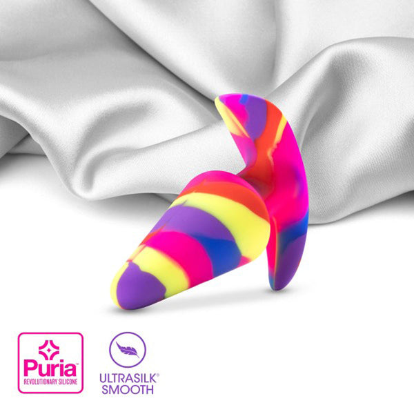 Free Spirit Silicone Vibrating Anal Plug Scarlet