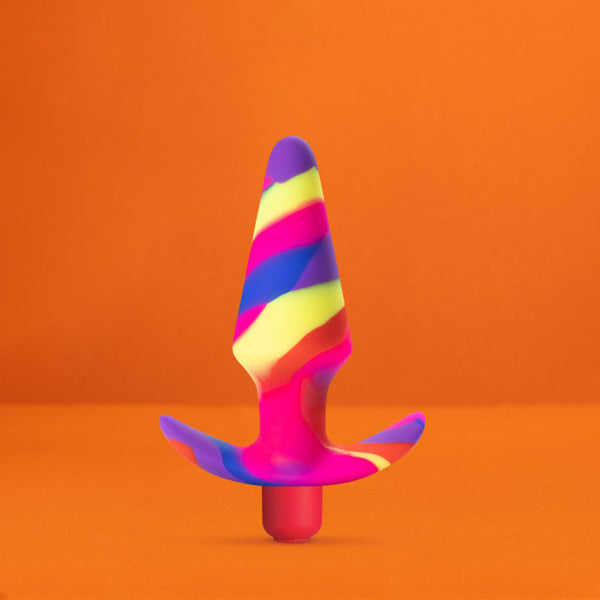 Free Spirit Silicone Vibrating Anal Plug Scarlet