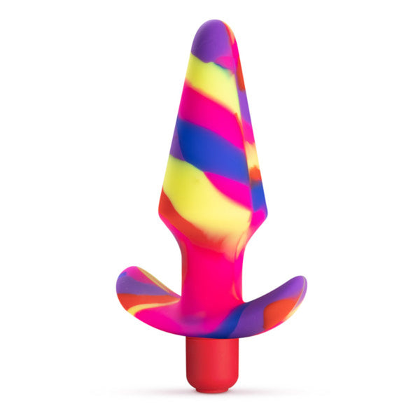 Free Spirit Silicone Vibrating Anal Plug Scarlet
