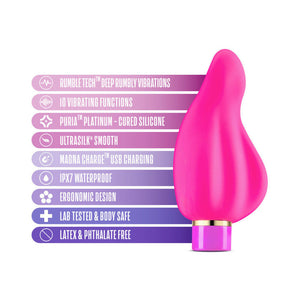Epic AF Rechargeable Silicone Mini Vibrator Fuchsia