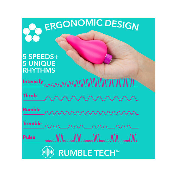 Epic AF Rechargeable Silicone Mini Vibrator Fuchsia