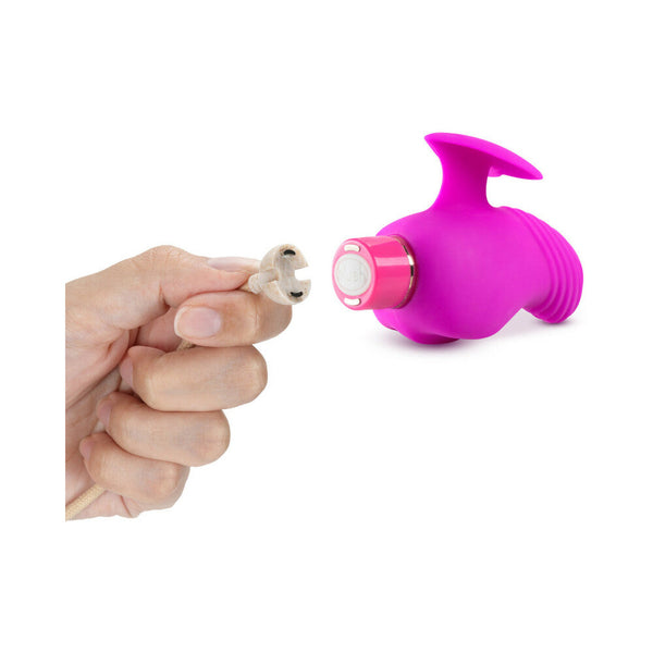 Erotic AF Rechargeable Silicone Mini Vibrator Plum