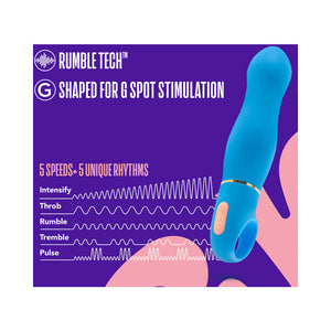 Exciting AF Silicone Vibrator Blue