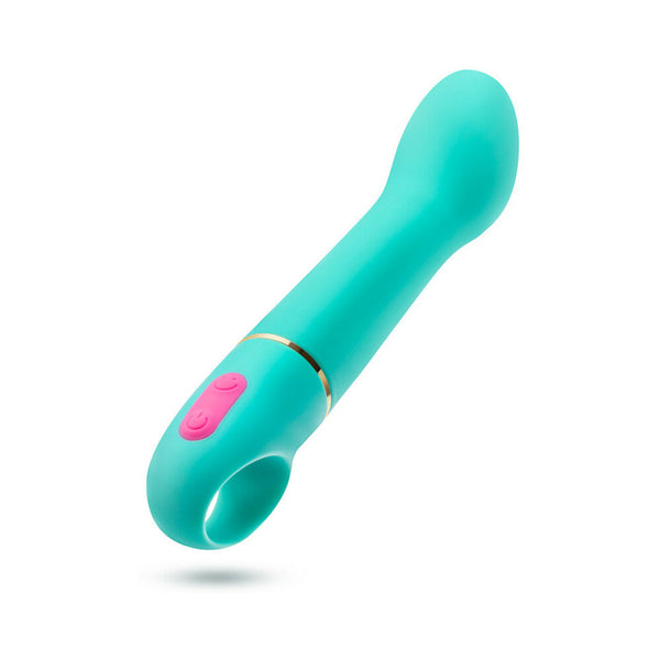 Flirty AF Silicone G-Spot Vibrator Teal