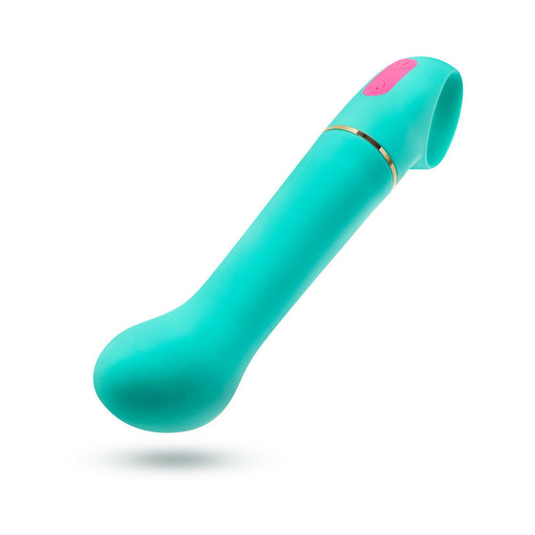 Flirty AF Silicone G-Spot Vibrator Teal