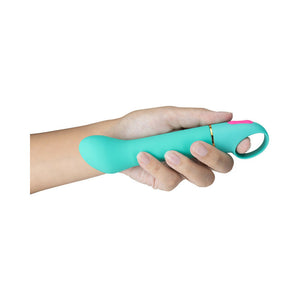 Flirty AF Silicone G-Spot Vibrator Teal