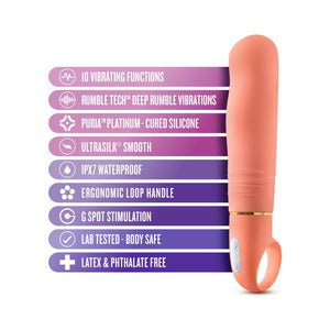 Smokin'' AF Silicone Vibrator Coral
