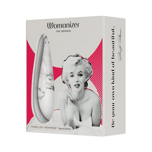 x Marilyn Monroe Classic 2 Special Edition Pleasure Air Clitoral Stimulator White Marble