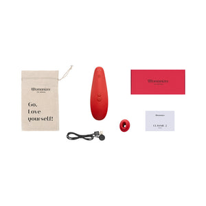x Marilyn Monroe Classic 2 Special Edition Pleasure Air Clitoral Stimulator Vivid Red