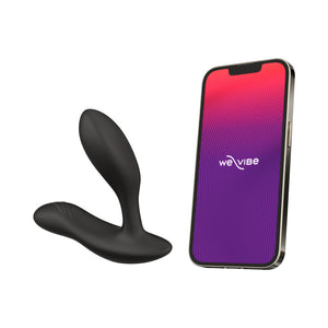 Vector+ Dual Stimulation Prostate Massager Charcoal Black