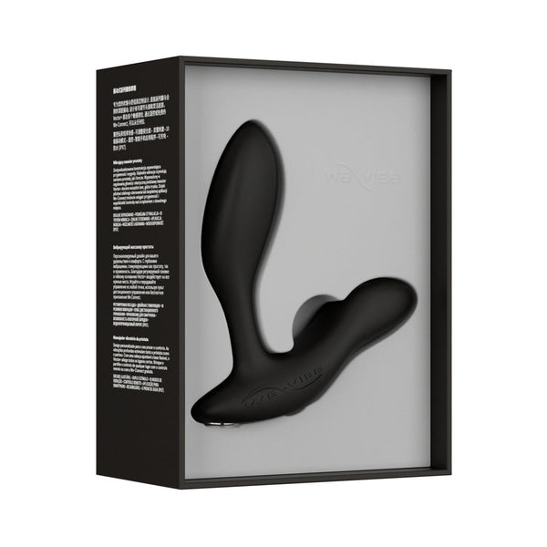 Vector+ Dual Stimulation Prostate Massager Charcoal Black
