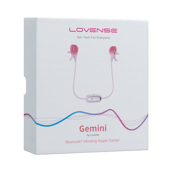 Gemini Bluetooth Rechargeable Vibrating Nipple Clamps