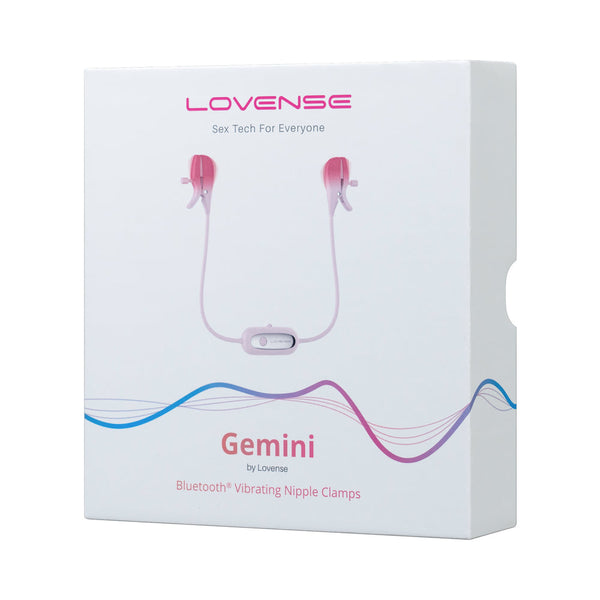 Gemini Bluetooth Rechargeable Vibrating Nipple Clamps