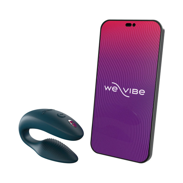 Sync 2 Rechargeable Silicone Couples Vibrator Green Velvet
