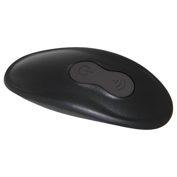 Playboy Triple Play Vibrating Cockring with Stimulator Black