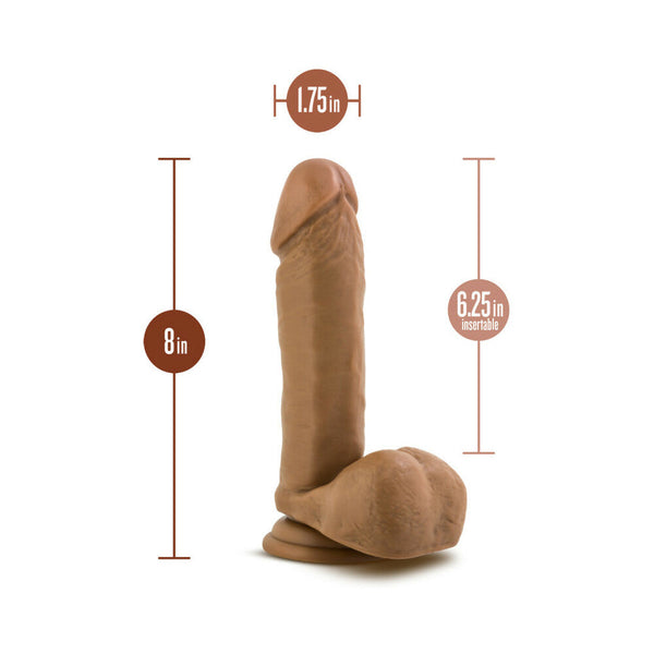 Dr. William 8 in. Dildo with Balls Tan