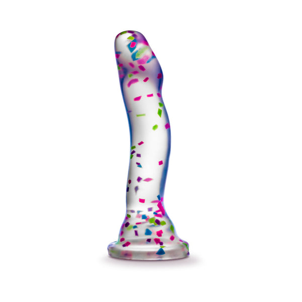Hanky Panky 7.5 in. Glow-in-the-Dark Silicone Confetti Dildo