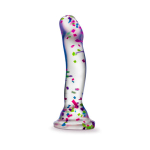 Hanky Panky 7.5 in. Glow-in-the-Dark Silicone Confetti Dildo