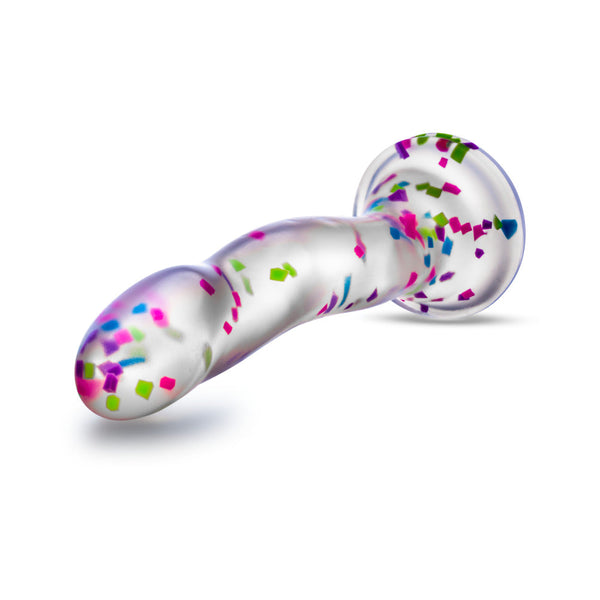 Hanky Panky 7.5 in. Glow-in-the-Dark Silicone Confetti Dildo