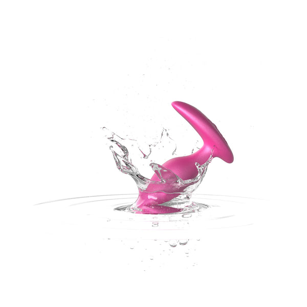 Ditto+ Rechargeable Remote-Controlled Silicone Vibrating Anal Plug Cosmic Pink