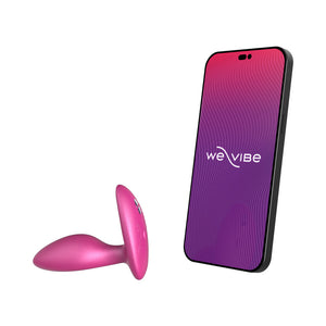 Ditto+ Rechargeable Remote-Controlled Silicone Vibrating Anal Plug Cosmic Pink