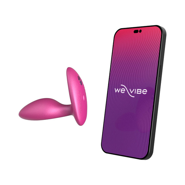 Ditto+ Rechargeable Remote-Controlled Silicone Vibrating Anal Plug Cosmic Pink