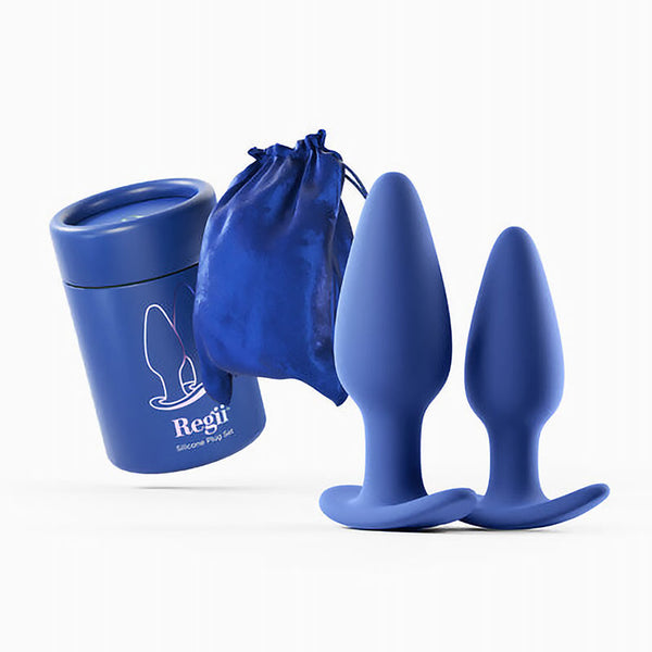 Regii 2-Piece Anal Plug Set Blue