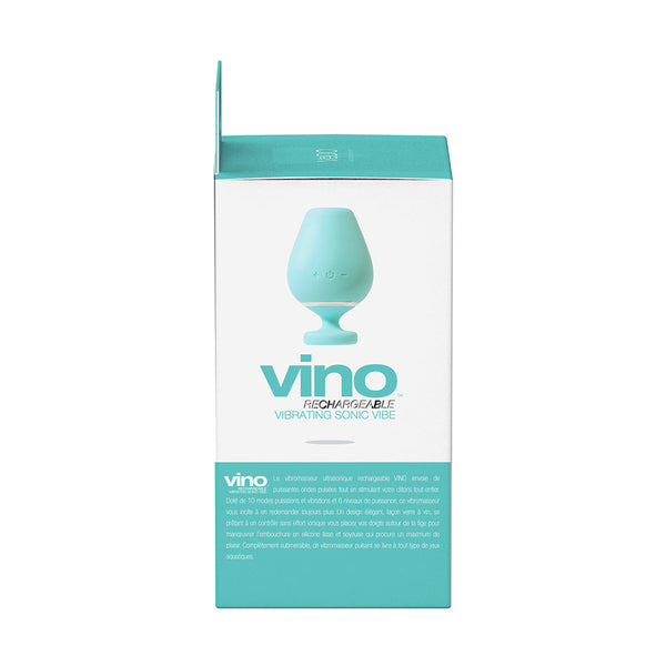 Vino Rechargeable Vibrating Sonic Vibe Turquoise
