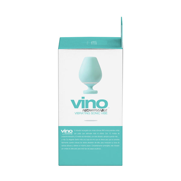 Vino Rechargeable Vibrating Sonic Vibe Turquoise