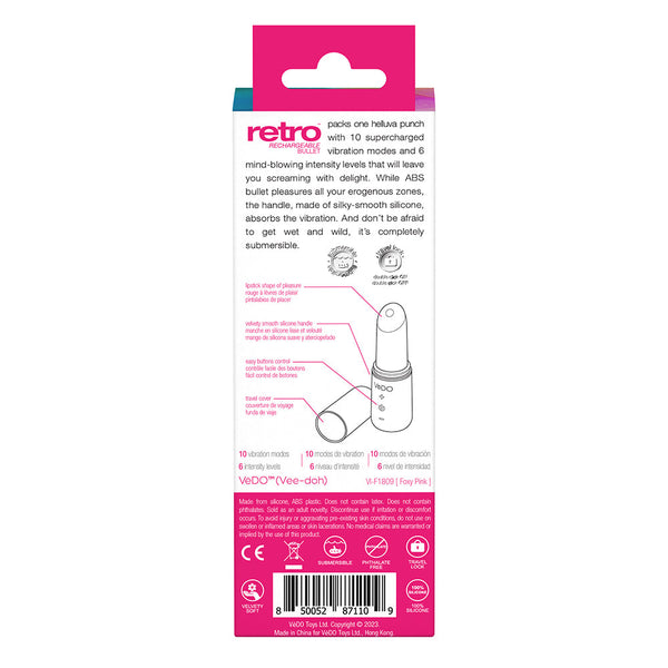 Retro Rechargeable Bullet Pink