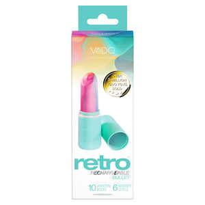 Retro Rechargeable Bullet Turquoise