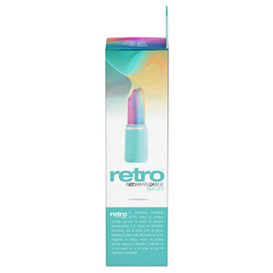 Retro Rechargeable Bullet Turquoise