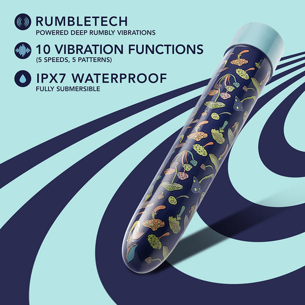 Dreamscape Rechargeable 7 in. Vibrator Blue