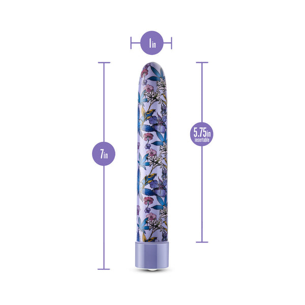 Floradelic Rechargeable 7 in. Vibrator Purple