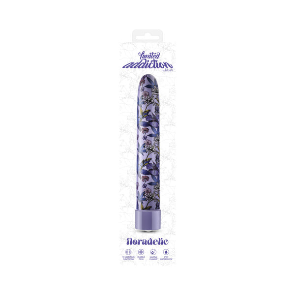 Floradelic Rechargeable 7 in. Vibrator Purple