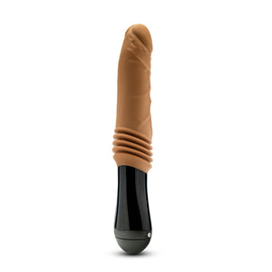 Silicone Dr. Arthur Thrusting Gyrating Vibrating Dildo Tan