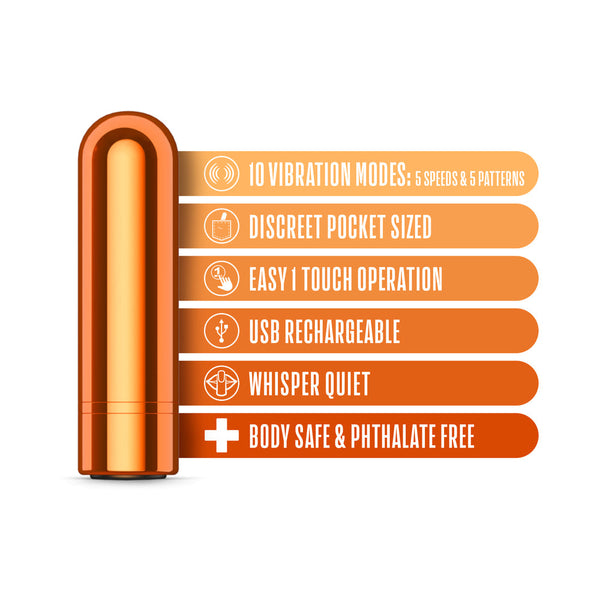 Rechargeable Mini Bullet Tangerine