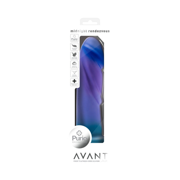 Midnight Rendezvous 7.5 in. Dildo Ocean Blue