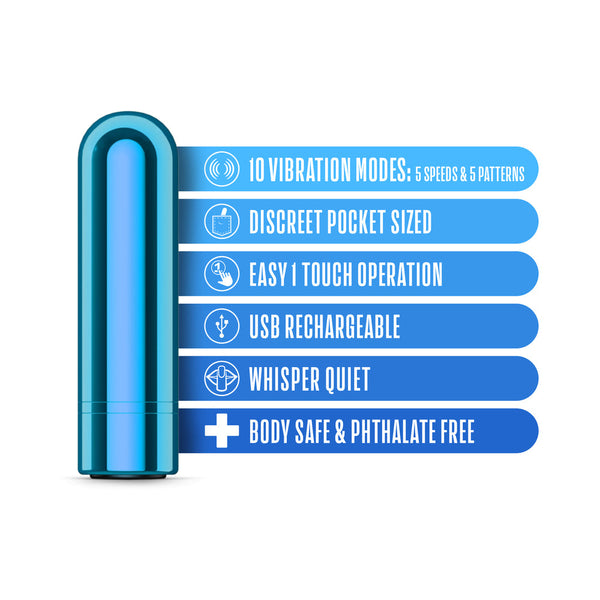 Rechargeable Mini Bullet Blueberry