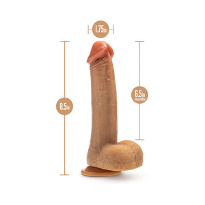 Silicone Dr. Phillips Thrusting Dildo 8.5 in. Tan