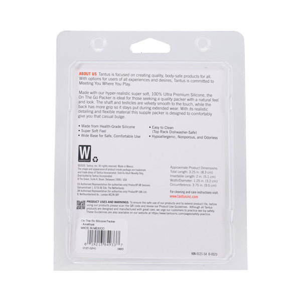 On The Go Silicone Packer Amethyst (Clamshell)