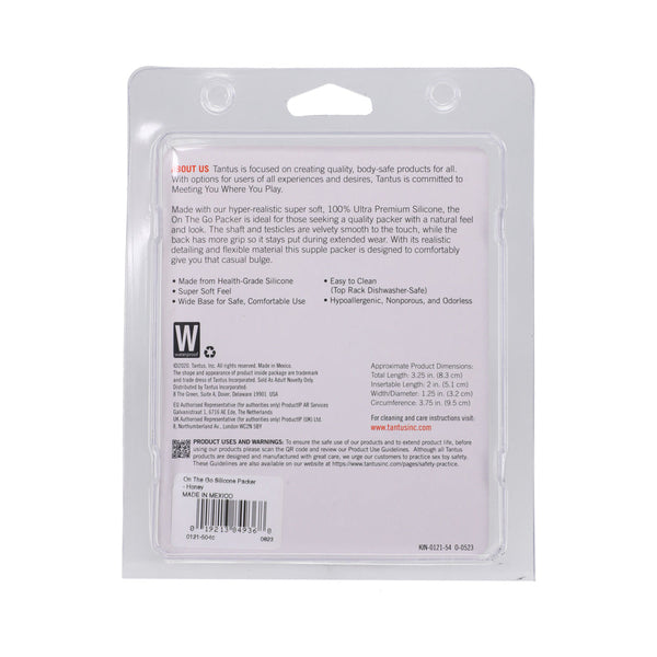 On The Go Silicone Packer Honey (Clamshell)