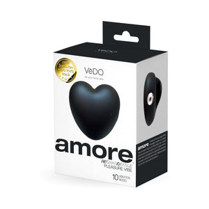 Amore Rechargeable Pleasure Vibe Black