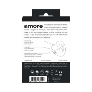 Amore Rechargeable Pleasure Vibe Black