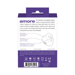 Amore Rechargeable Pleasure Vibe Purple